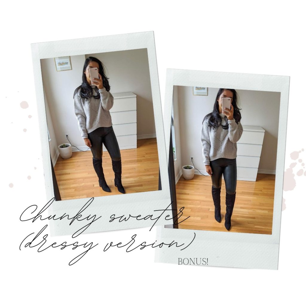 5 Ways to style leather leggings - Simply Sandra