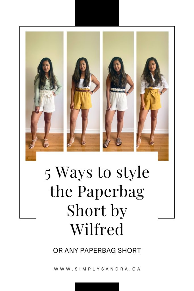 How to Wear Paperbag Shorts - Straight A Style